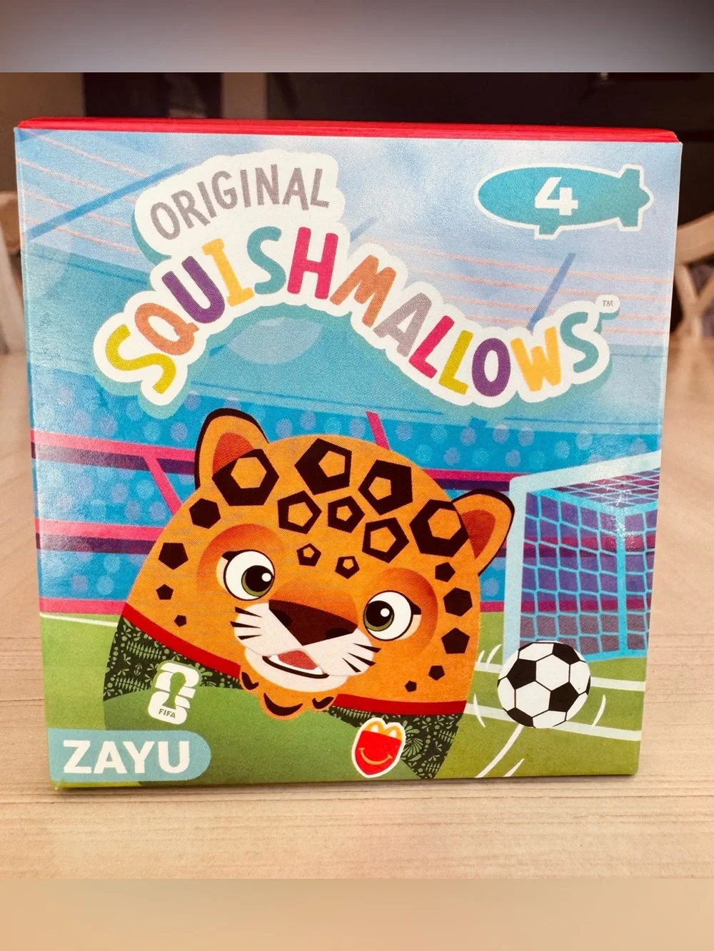 McDonald’s FIFA World Cup 2026 Zayu the Jaguar Squishmallows Plush #4 – New